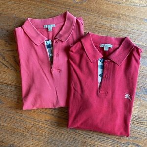 Set of 2 XL Burberry polo shirts